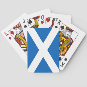 Scottish Flag (Saltire) (Scotland Flag) Playing Cards