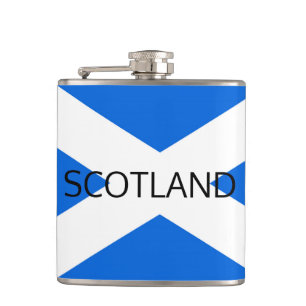 Scottish Flag Scotland flcn Hip Flask
