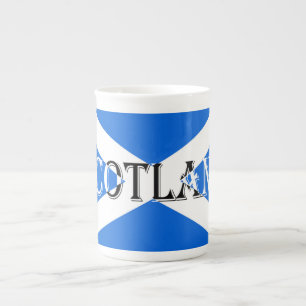 Scottish Flag Scotland Inverted mugcn Bone China Mug