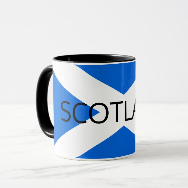 Scottish Flag Scotland mugcnt Mug (Front Left)