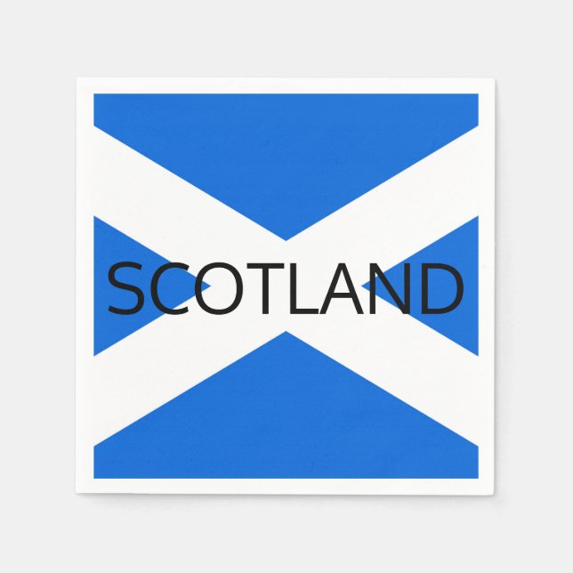 Scottish Flag Scotland pncnt Napkin (Front)