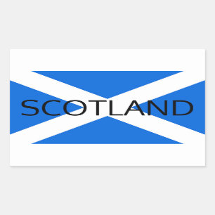 Scottish Flag Scotland stkt Rectangular Sticker