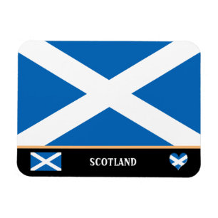 Scottish Flag & Scotts country travel / Scotland Magnet