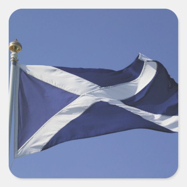 Scottish Flag Square Sticker (Front)
