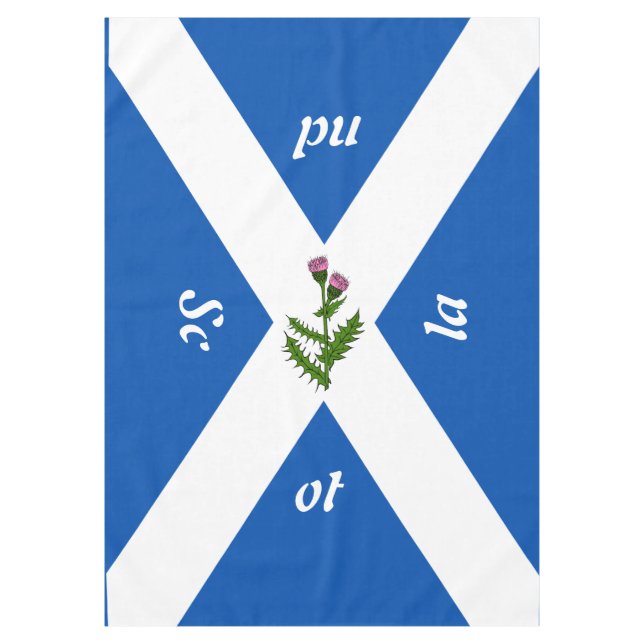 Scottish flag tablecloth (Front)