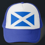 Scottish Flag thcnt Trucker Hat<br><div class="desc">Scottish Flag Trucker Hat

Design © Trinkets and Things 2017 - AHP Design. All Rights Reserved.

030417</div>