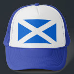 Scottish Flag thcnt Trucker Hat<br><div class="desc">Scottish Flag Trucker Hat

Design © Trinkets and Things 2017 - AHP Design. All Rights Reserved.

030417</div>