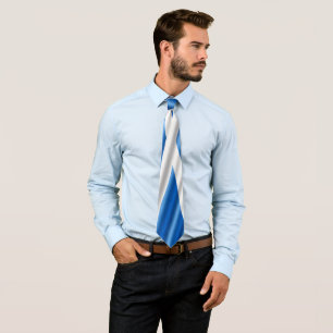 Scottish flag tie