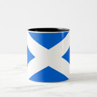 Scottish Flag Two-Tone Mug arc