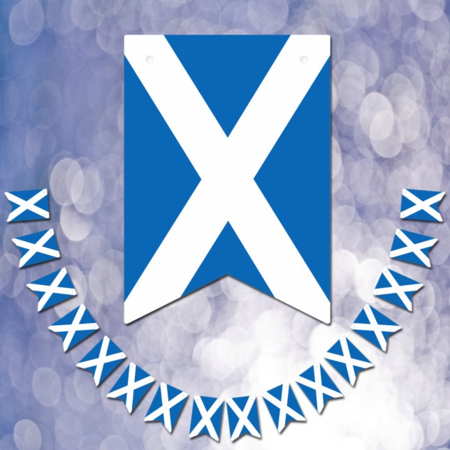 Scottish flags & sports party bunting  /Scotland (Creator Uploaded)