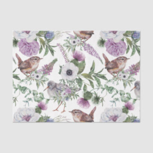 Scottish Floral and Tartan Series Design 21 Tissue Paper
