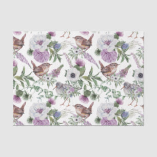 Scottish Floral and Tartan Series Design 22 Tissue Paper