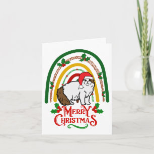 Scottish Fold Merry Christmas Card
