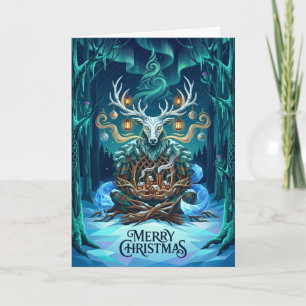 Scottish Forest Spirit Christmas Card