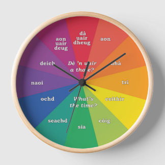 Scottish Gaelic numbers & what's the time Clock