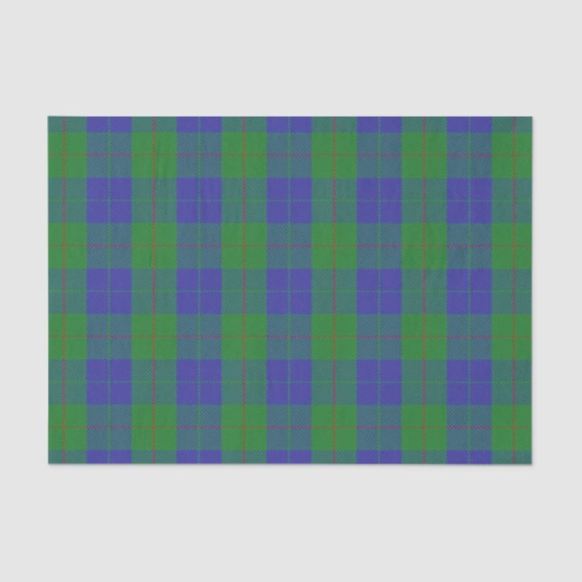Scottish Gifts Clan Barclay Hunting Tartan Tissue Paper (Front)