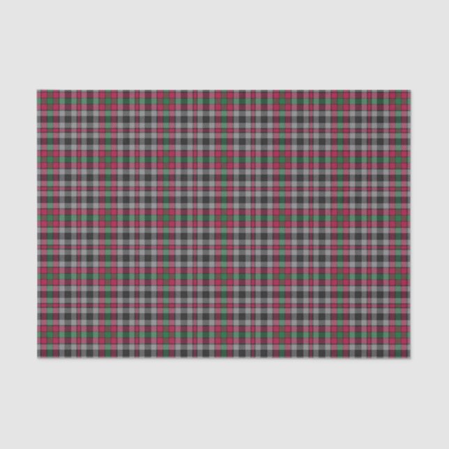 Scottish Gifts Clan Borthwick Tartan Tissue Paper (Front)
