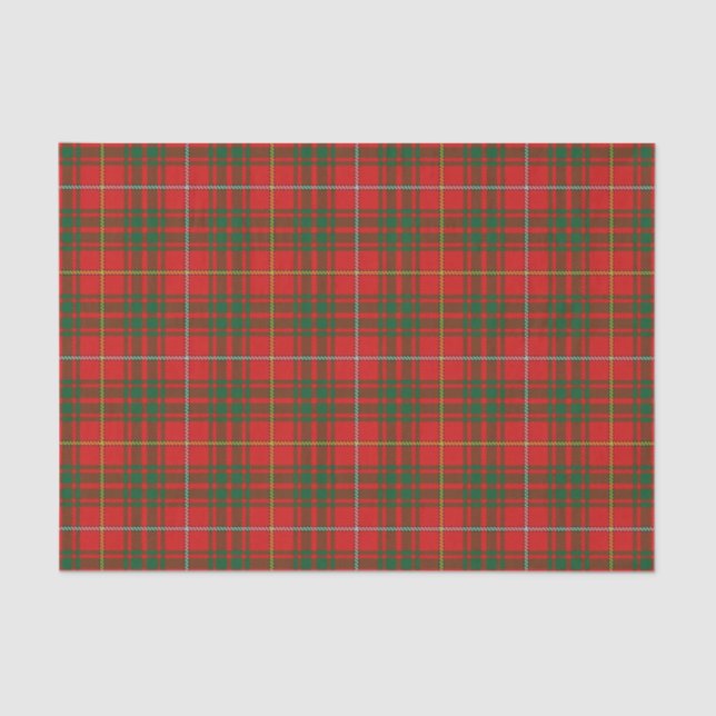 Scottish Gifts Clan Bruce Tartan Tissue Paper (Front)