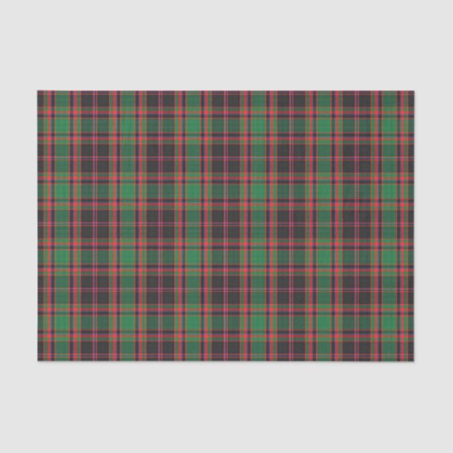 Scottish Gifts Clan Cumming Hunting Tartan Tissue Paper (Front)