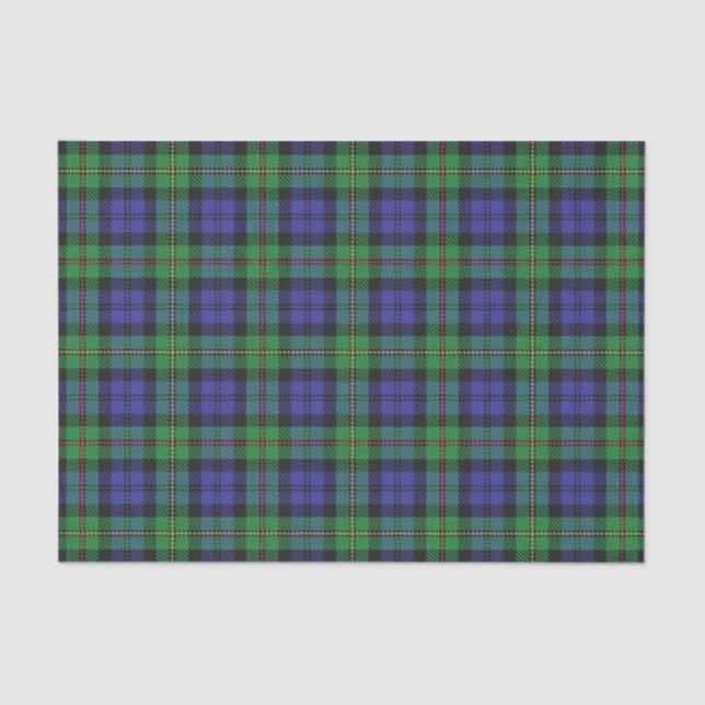 Scottish Gifts Clan MacEwen Tartan Tissue Paper (Front)