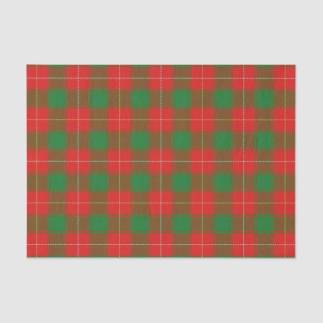 Scottish Gifts Clan MacFie Tartan Tissue Paper (Front)