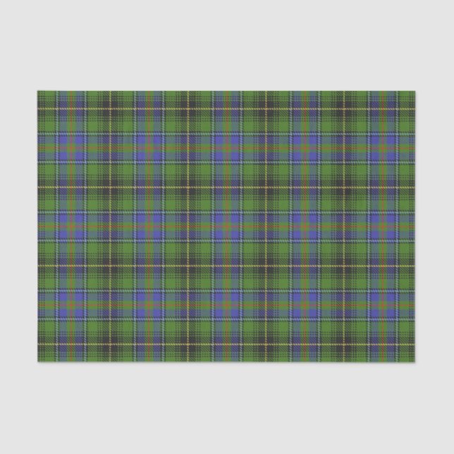 Scottish Gifts Clan MacInnes Tartan Tissue Paper (Front)
