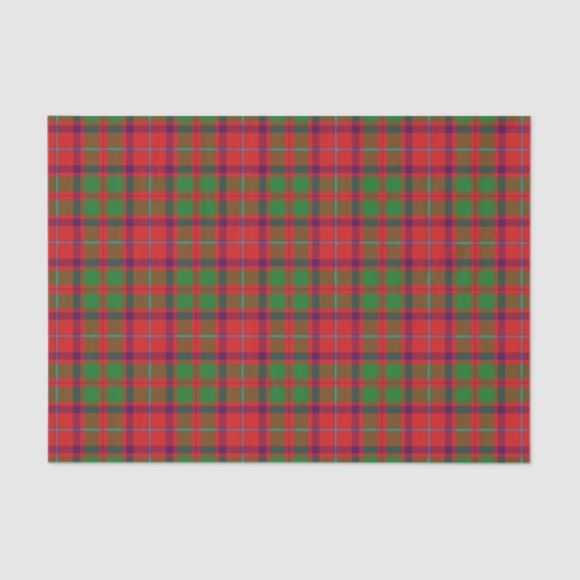 Scottish Gifts Clan Shaw Tartan Tissue Paper (Front)