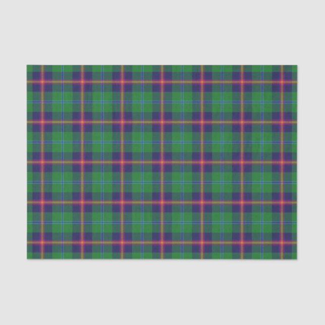 Scottish Gifts Clan Young Tartan Tissue Paper (Front)
