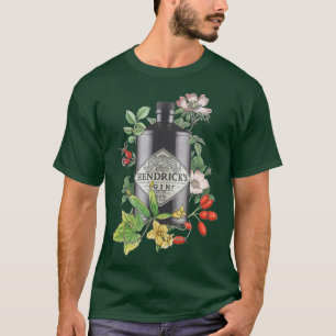 Scottish Gin flowers art T-Shirt