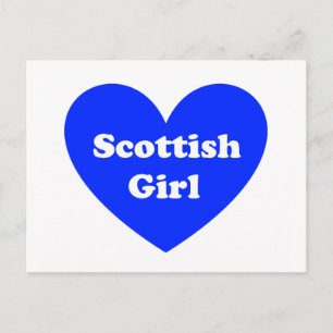 Scottish Girl Postcard
