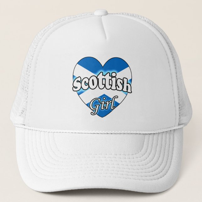 Scottish Girl Trucker Hat (Front)