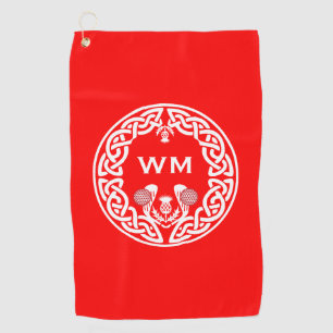 Scottish Golfer Gift Golf Towel