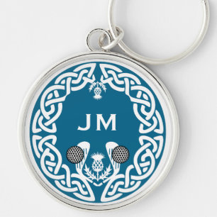 Scottish Golfer Gift Key Ring