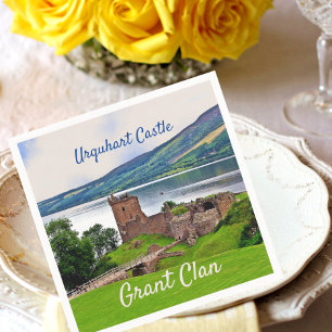 Scottish Grant Clan–Urquhart Castle Napkins