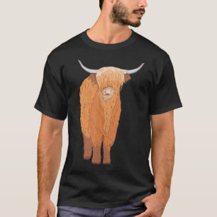 Scottish Highland Beef Cow Livestock Breeding Orga T-Shirt