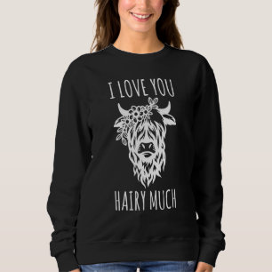 Scottish Highland Cattle Animal Breeder Design 1 Sweatshirt