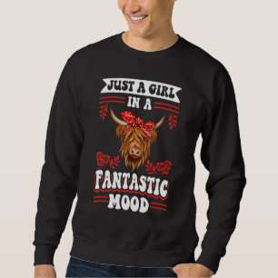 Scottish Highland Cattle Cow Breeder Longhorn Just Sweatshirt