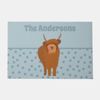 Scottish Highland Cattle Cow Graphic Personalised