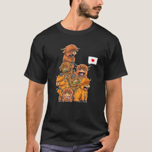 Scottish Highland Cattle Cow T-Shirt