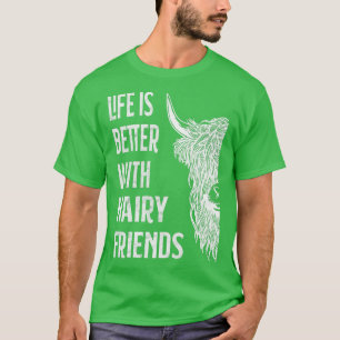 Scottish Highland Cattle Farmer Beef Cow Breeder  T-Shirt