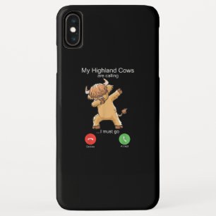 Scottish Highland Cow is Calling Case-Mate iPhone Case