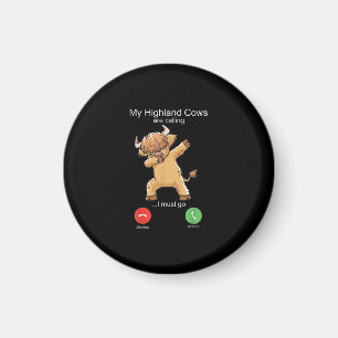 Scottish Highland Cow is Calling Magnet
