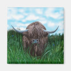 Scottish Highland Cow Painting