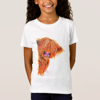 Scottish Highland Cow 'PEEKABOO' T-Shirt