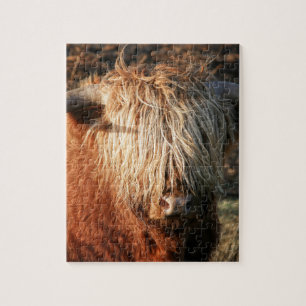 Scottish Highland Cow - Scotland Jigsaw Puzzle