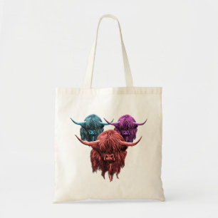 Scottish Highland Cow Tote Bag