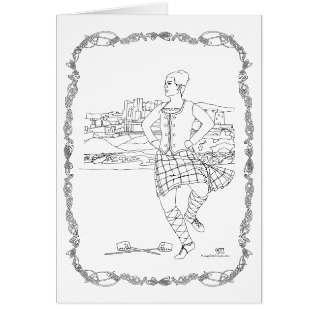 Scottish Highland Dancer (Front)