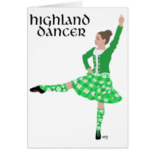 Scottish Highland Dancer Green