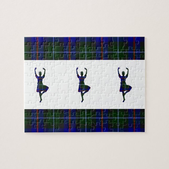 Scottish Highland Dancers Jigsaw Puzzle (Horizontal)