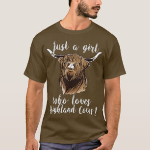 Scottish highland Scotland cattle animal cow - 1 T-Shirt